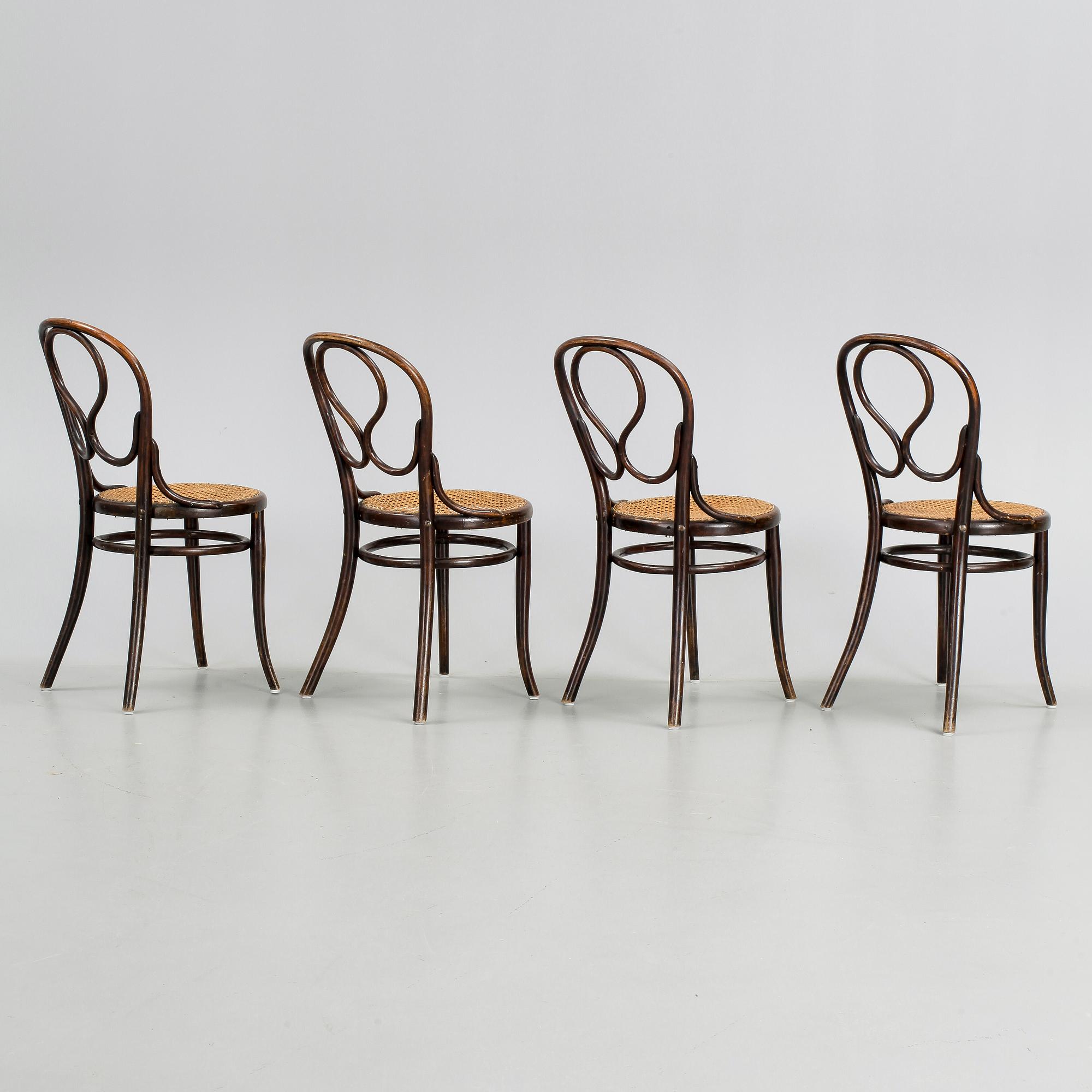 STOLAR, 4 st, Thonet, 1900-talets början.