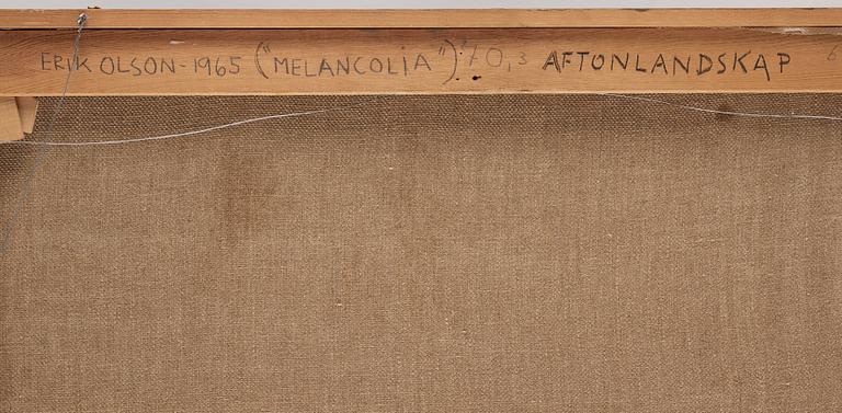 Erik Olson, "Aftonlandskap (Melancolia)".