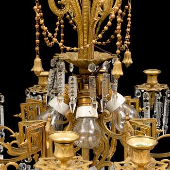 A late 19th century chandelier.