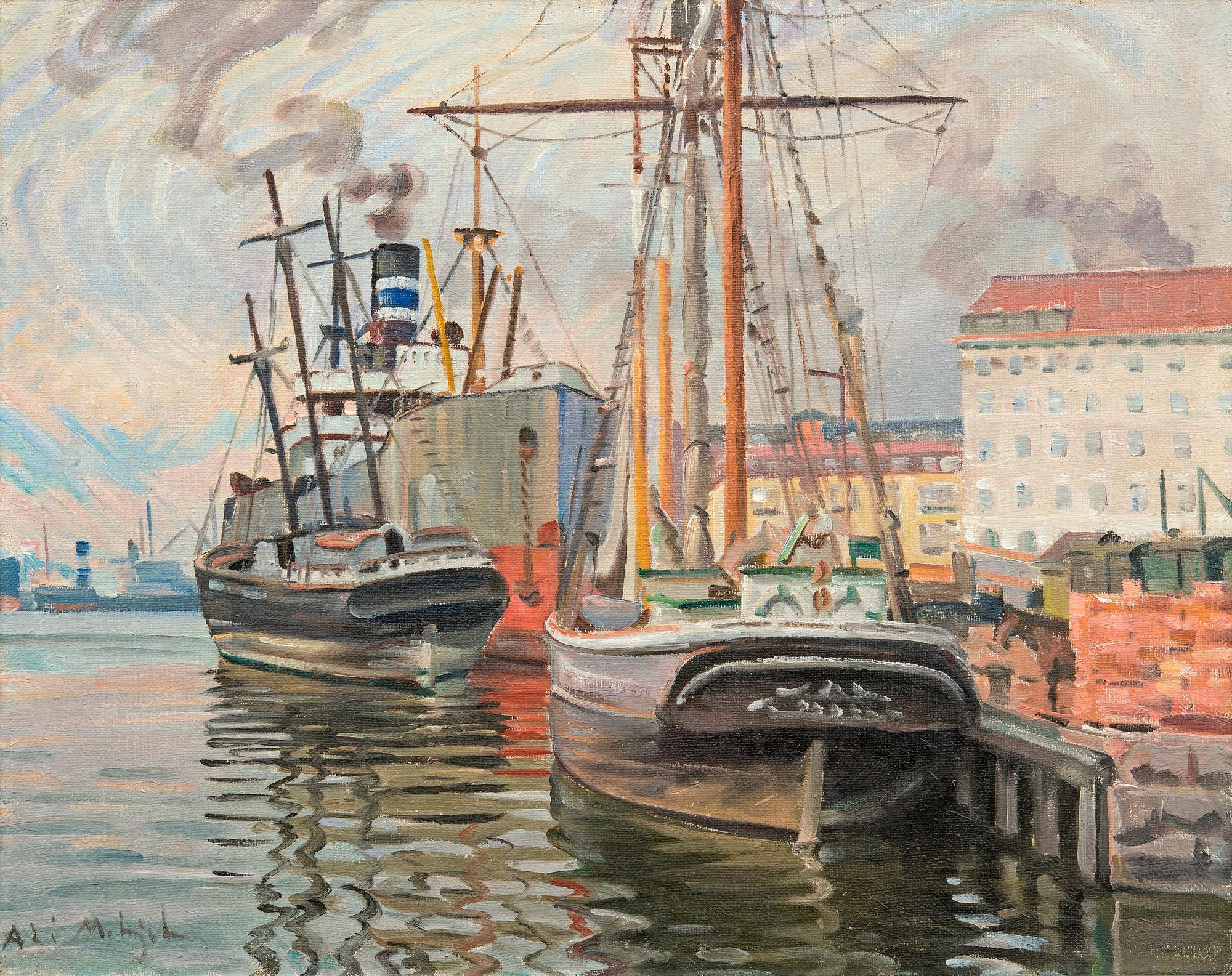 Ali Munsterhjelm, FROM THE HARBOUR OF HELSINKI.