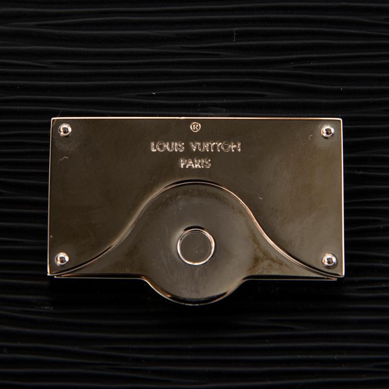 LOUIS VUITTON Black Epi Cluny BB Bag.