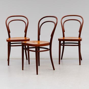 STOLAR, 3 st, Thonet, 1900-talets första hälft.