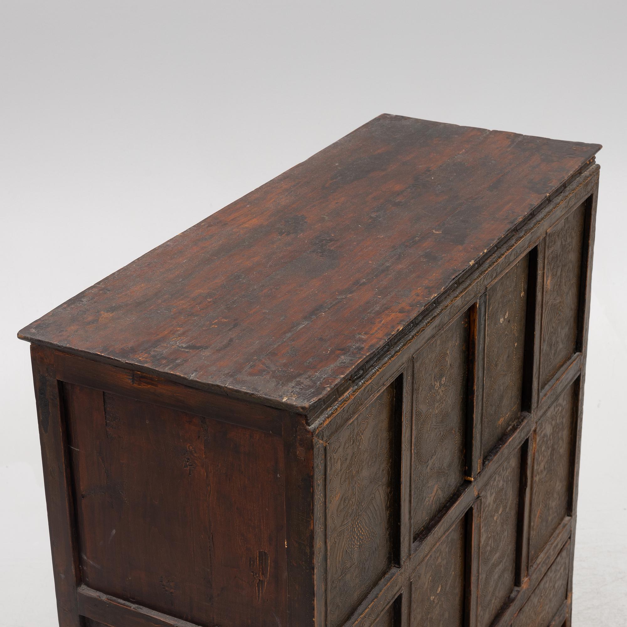 A cabinet, Mongolia, 20th century.