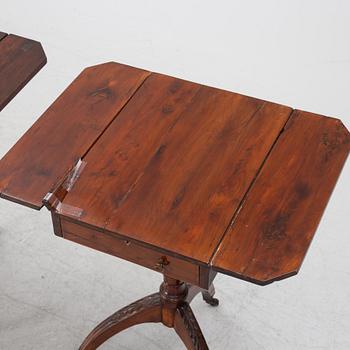 A pair of tables, England, early 19th century.