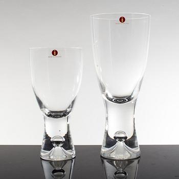 A set of 48 glas "Tapio", by TAPIO WIRKKALA,  Iittala 1950-70th.