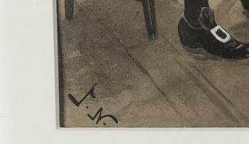 Jenny Nyström, By the window.