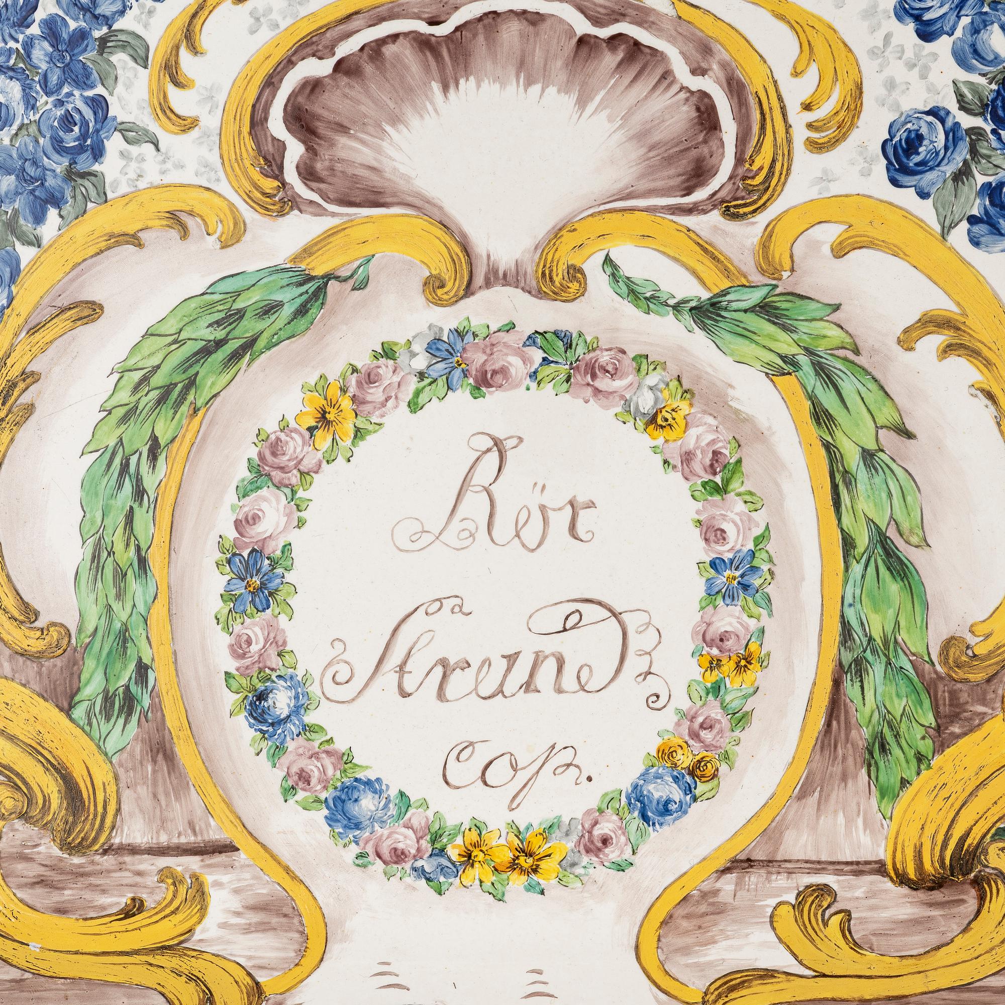 A Swedish rococo tea table with an associated top, 18th and 20th century.