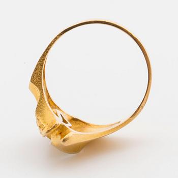 RING LAPPONIA, 18K gold, design Björn Weckström model GEISIR.