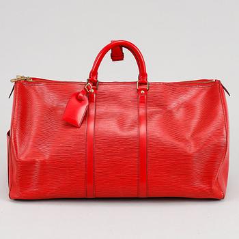 Louis Vuitton, weekendbag, "Keepall 55 Epi".