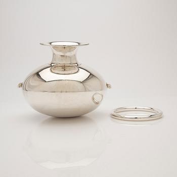 Decanter, sterling silver, Mexico.