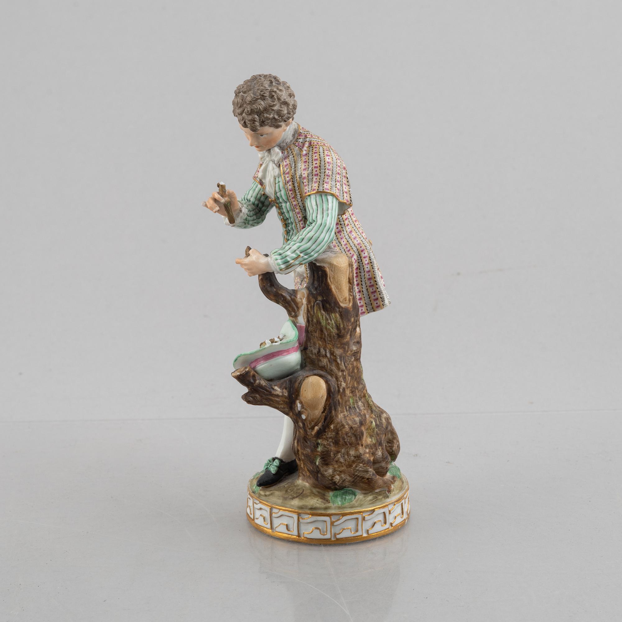 A Meissen porcelain figure of a boy, Marcolini (1774-1814).
