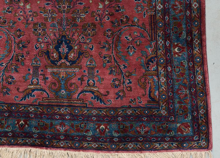 SEMI-ANTIQUE SILK KASHAN.