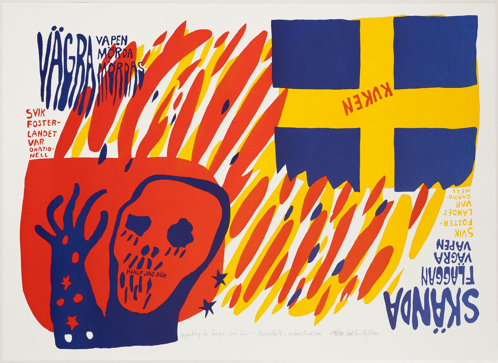 Carl Johan De Geer, "Ingenting är längre som förut - Dubbelbild i rekonstruktion".
