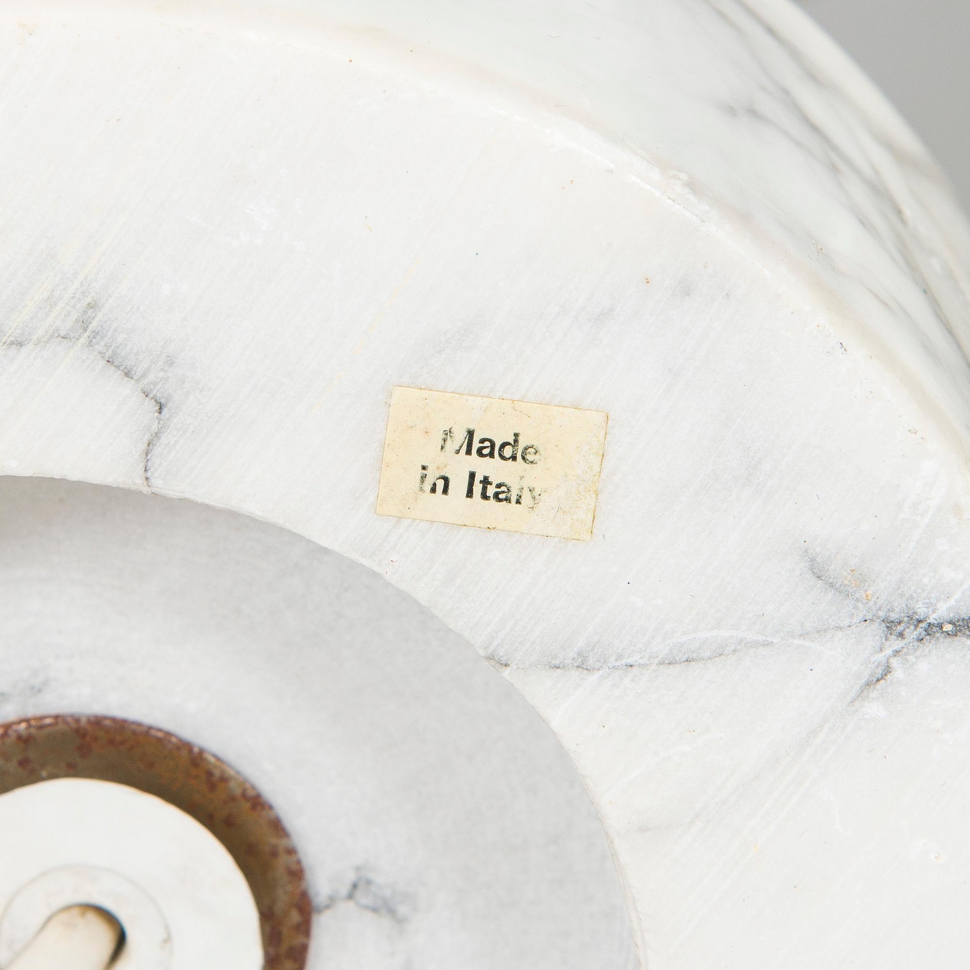 A pair of late 20th century table lamps, Italy.