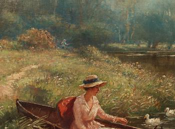 William Kay Blacklock, "Backwater on the Ouse".