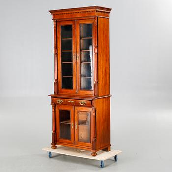 A book vitrine, late 19th century.