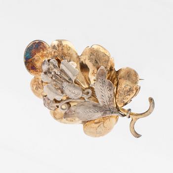 Brosch silver 1800-tal.