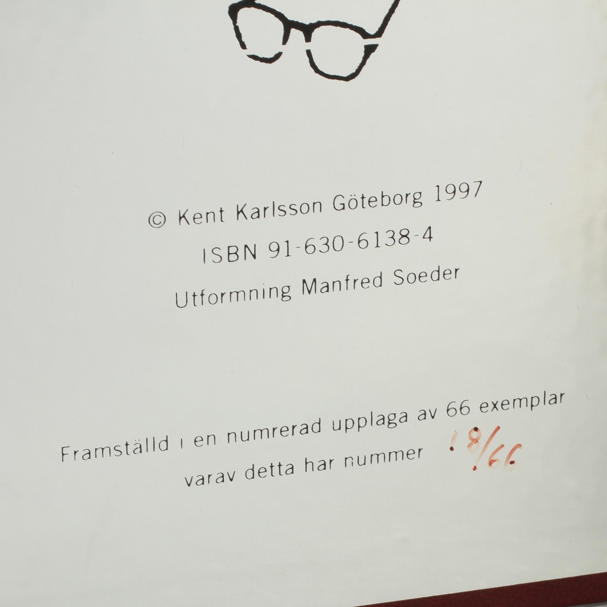 OBJEKT, "Ecce Homo", Kent Karlsson, numrerad 18/66.