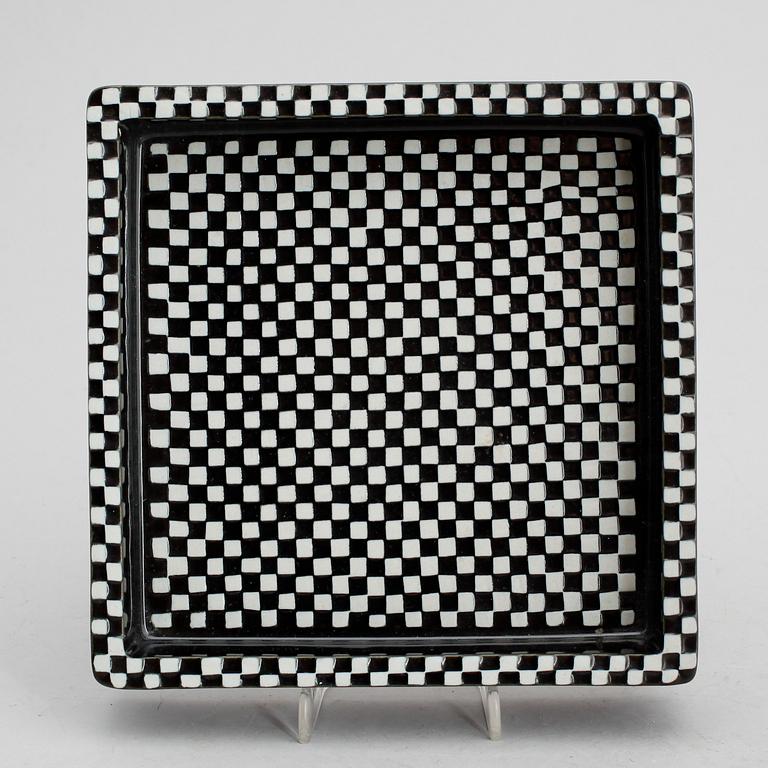 FAT, stengods, "Domino", nr 14, Stig Lindberg, Gustavsberg.