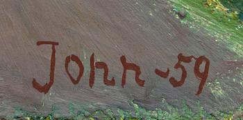 Gunnar Jonn, a signed and dated oil on canvas.