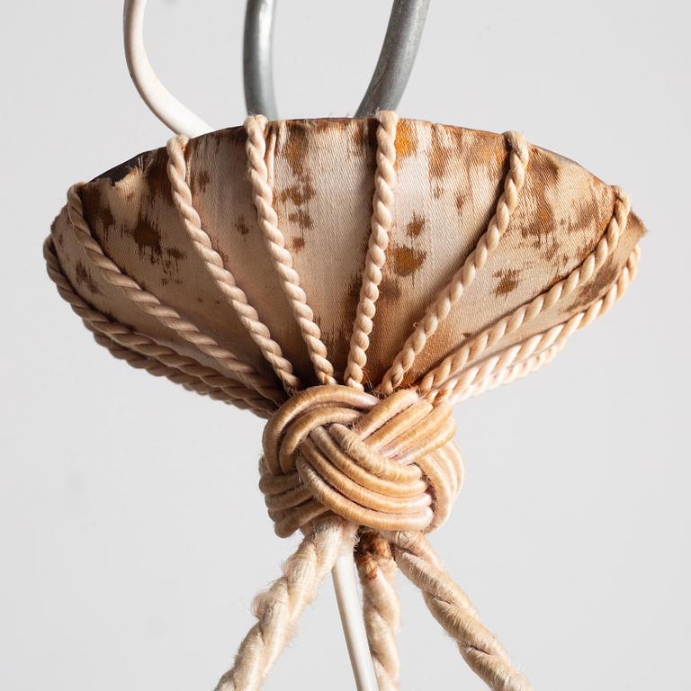 An alabaster ceiling lamp, 1920s.