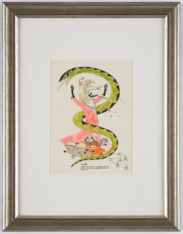 Tove Jansson, Fillyjonk with a snake.