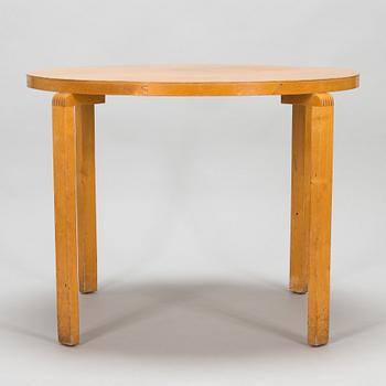 Alvar Aalto, pöytä "73" ja tuoleja, 4 kpl, malli 69, O.Y. Huonekalu-ja Rakennustyötehdas A.B. 1940-luku.