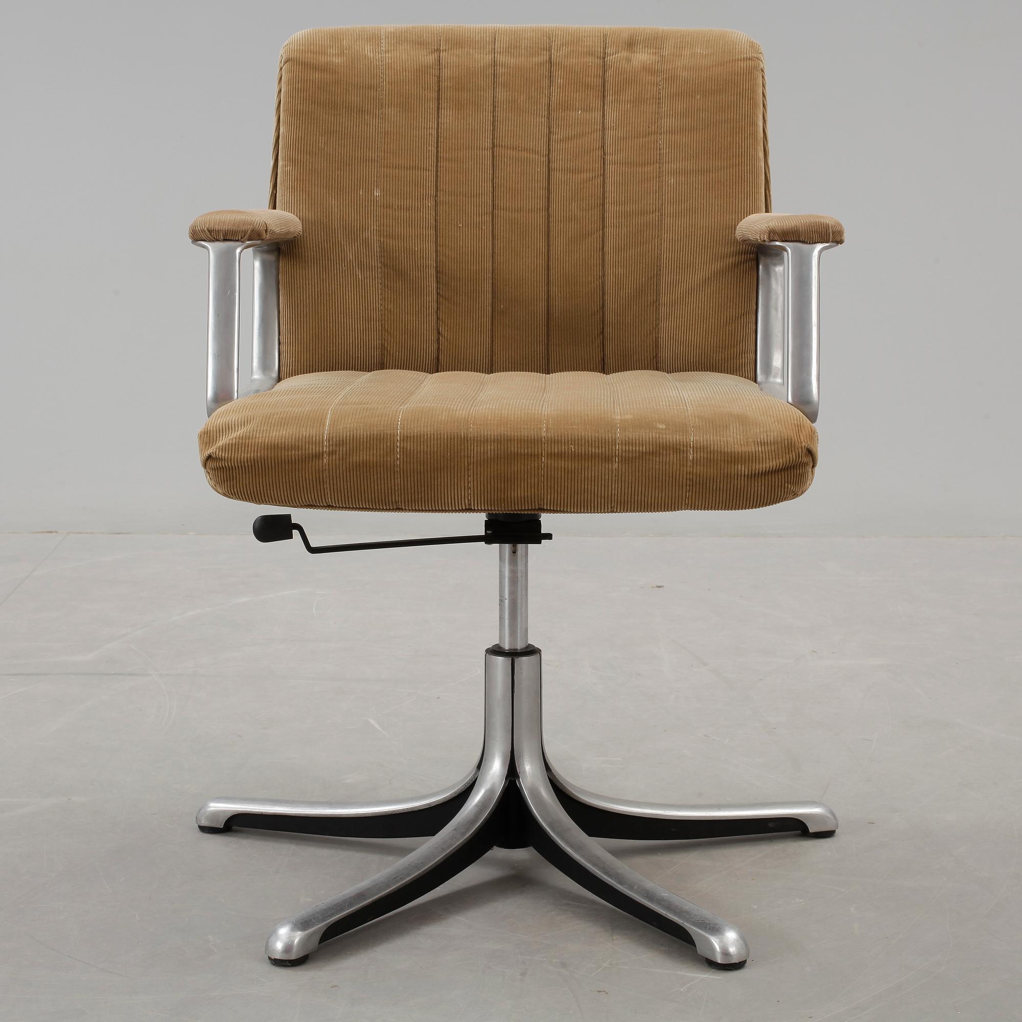 SKRIVBORDSSTOL, "Tecno", Osvaldo Borsani, 1970-tal.