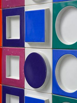 Victor Vasarely, a relief, Rosenthal Studio Linie, Germany.