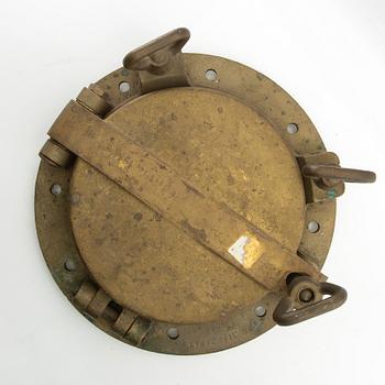 Vent / ship's window, dated 1966.