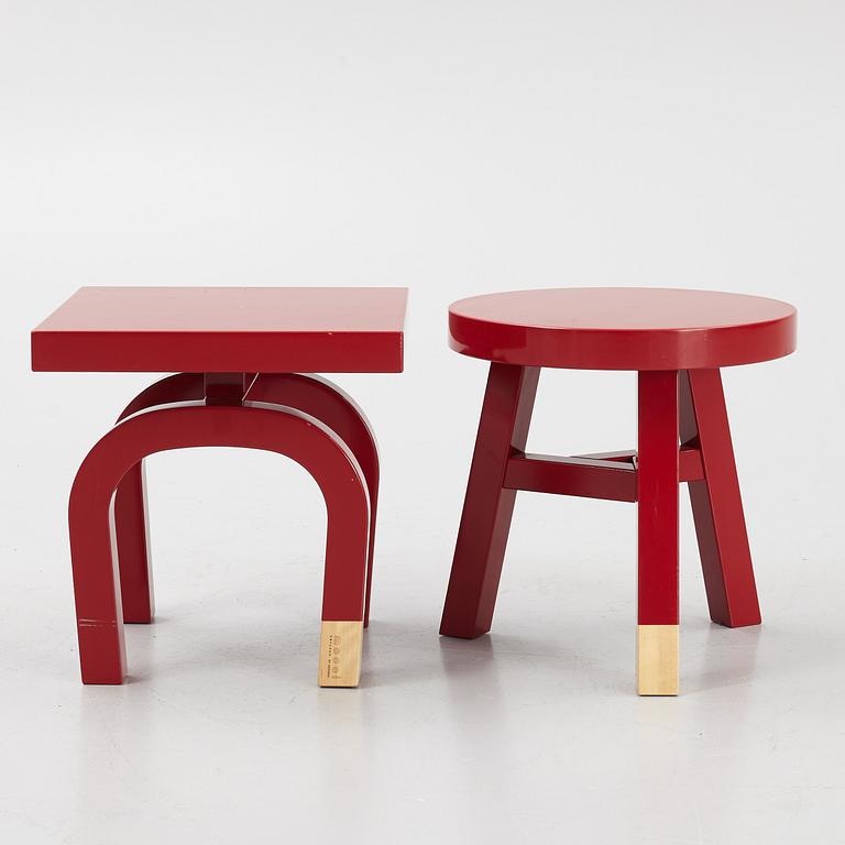 Neri&Hu, a pair of 'Commorn Camrades' side tables, Moooi.