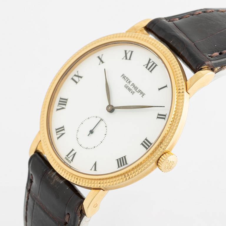 Patek Philippe, Geneva, Calatrava, wristwatch, 33 mm.