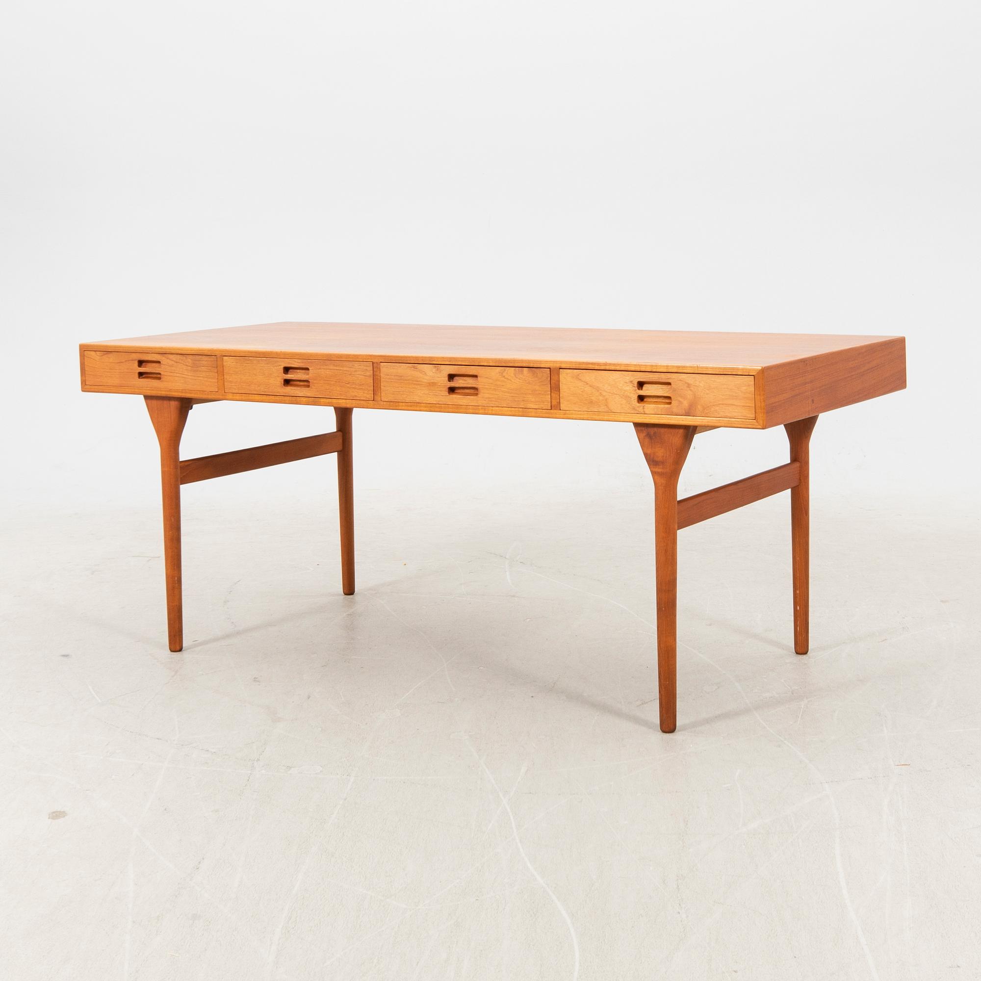 Nanna Ditzel, skrivbord, Søren Willadsen Møbelfabrik, Danmark, 1950-tal.