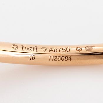 Piaget 18K rose gold, brilliant-cut diamonds and onyx cabochons.
