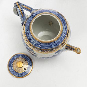 Teservis, 15 delar, kompaniporslin, Kina, Qingdynastin, Qianlong (1736-95).