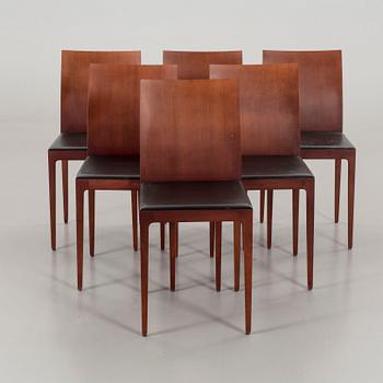 SIX "ANNA" CHAIRS BY  Ludovica Palomba CRASSEVIG MADE IN ITALY.