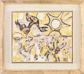 KNUT IRWE, olja på duk, signerad.