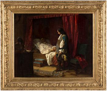 GOTTFRID VIRGIN, olja, signerad och daterad 1857.