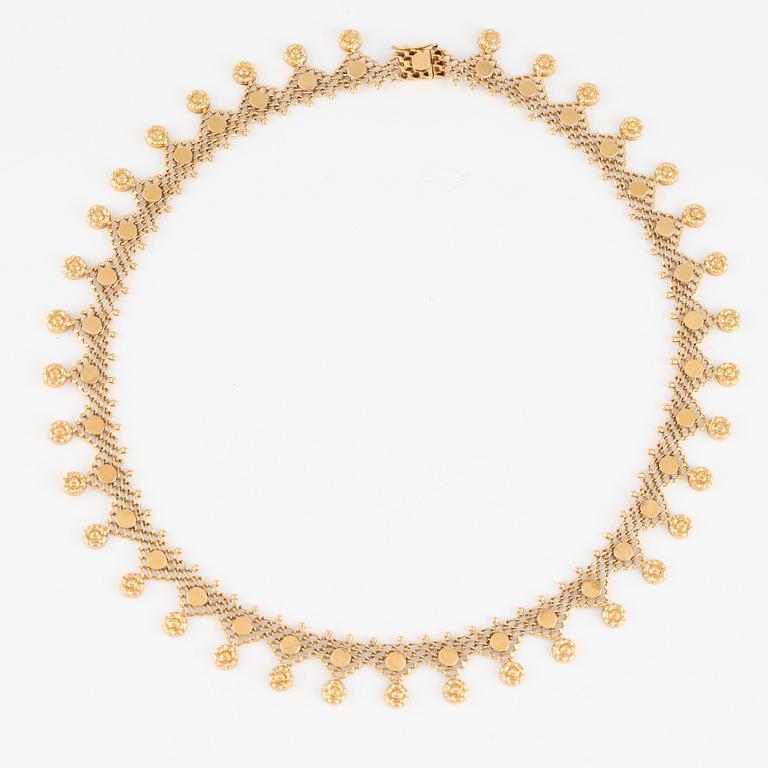 Collier 18K guld.