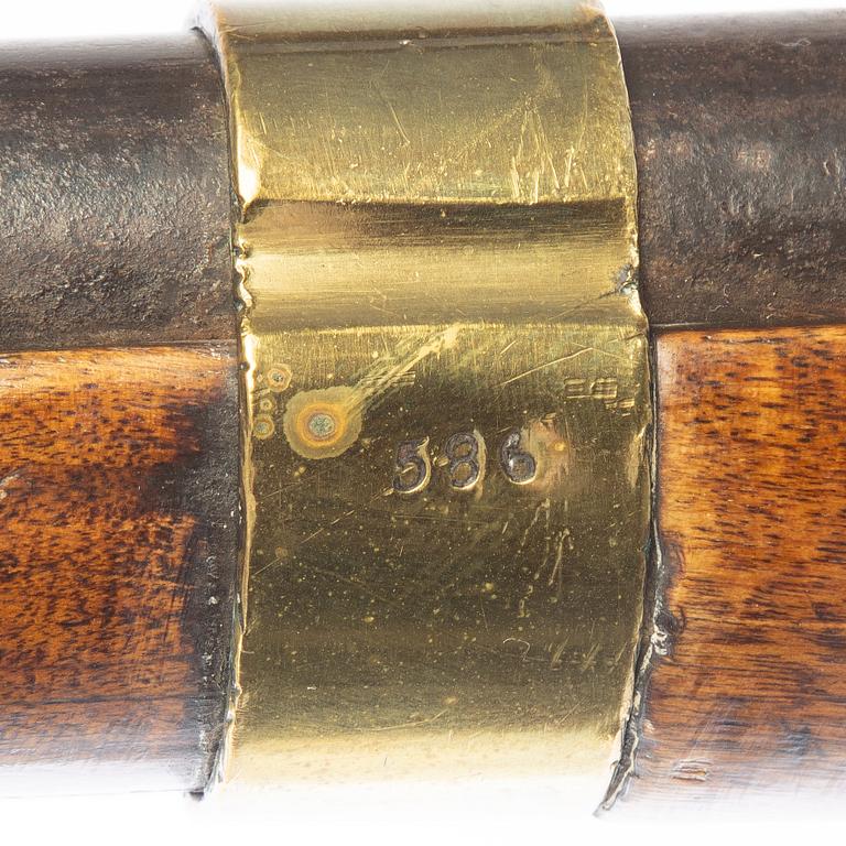 Chamber-loading rifle, Swedish m/1851 for the navy,.