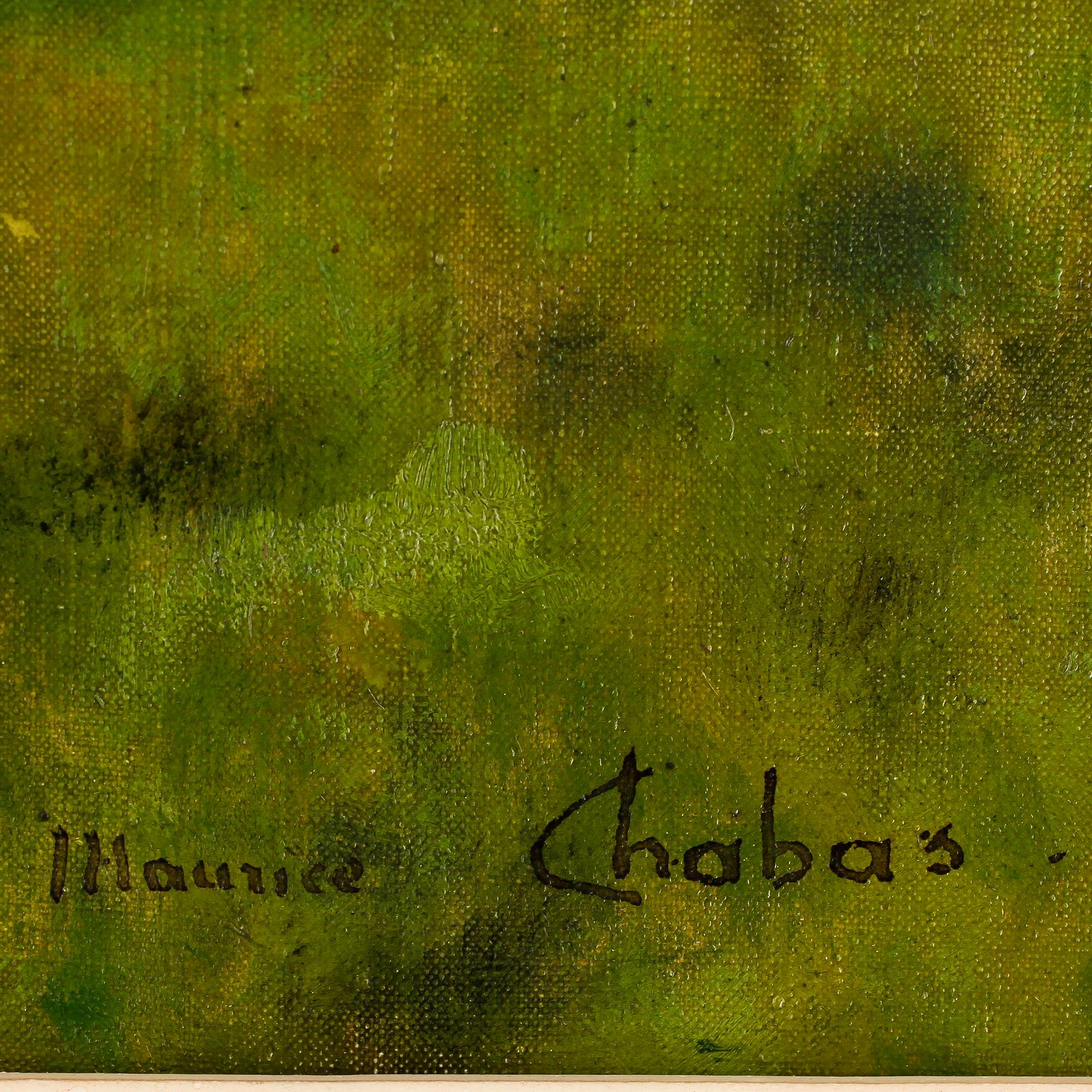 CHABAS MAURICE, olja på duk, sign Chabas.