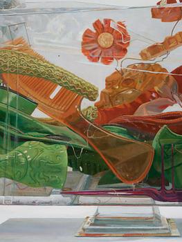 Jim Butler, oil on canvas. Signed on verso and dated -00.