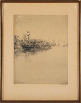 Axel Fridell · AXEL FRIDELL, etsning, signerad