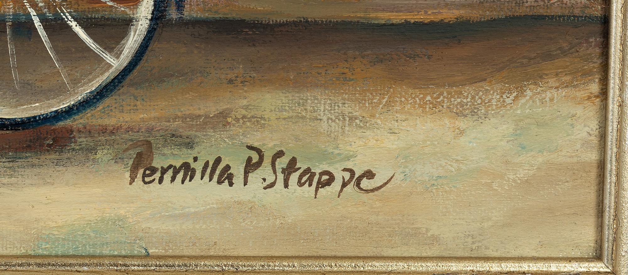 Pernilla Stappe, olja på duk, signerad.