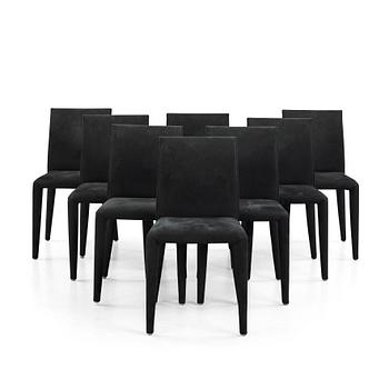 37. Mario Bellini, "Vol au vent", 8 chairs, Maxalto, B&B Italia, post 2001.