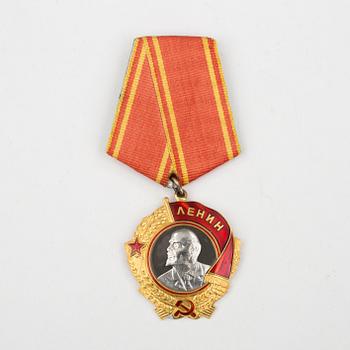 LENINORDEN, Sovjetunionen, numrerad 126323.