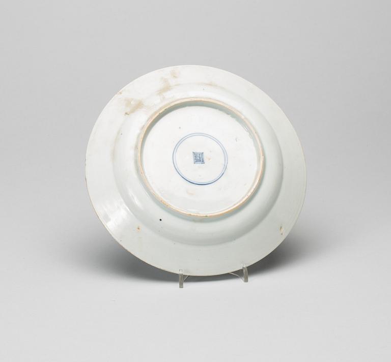 TALLRIK, porslin, Kina, Qianlong (1736-95).
