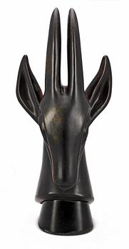 GUNNAR NYLUND, skulptur, stengods, Rörstrand. Sign o numr 83/200.