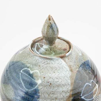 Eva Bengtsson, a signe stoneware urn.