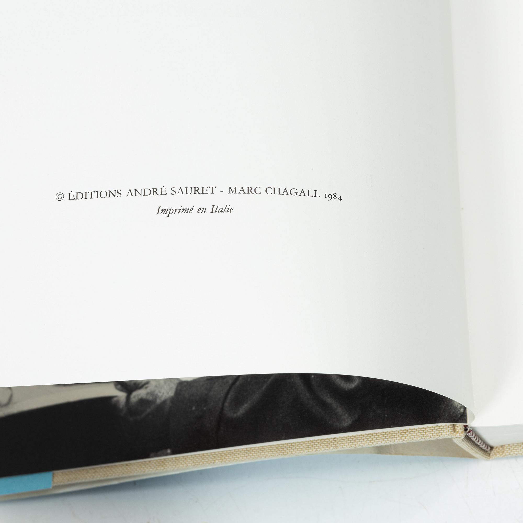 Marc Chagall, böcker, 6 st, "Chagall Lithographe I-VI, 1922-1985", Fernand Mourlot.